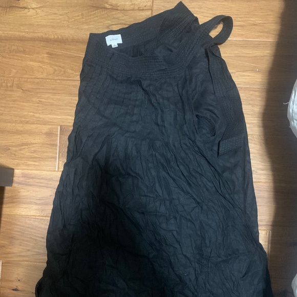 Wilfred Black Tie-Around Maxi Skirt - Picture 1 of 1